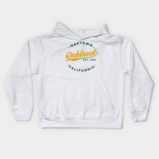 Vintage Oakland California Oaktown USA Love American City Kids Hoodie